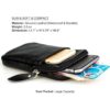 VIIGER Funda de cuero genuino para teléfono celular con_3