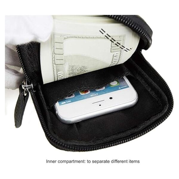 VIIGER Funda de cuero genuino para teléfono celular con_5