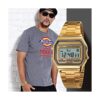VIGOROSO Reloj casual digital de acero inoxidable con_2