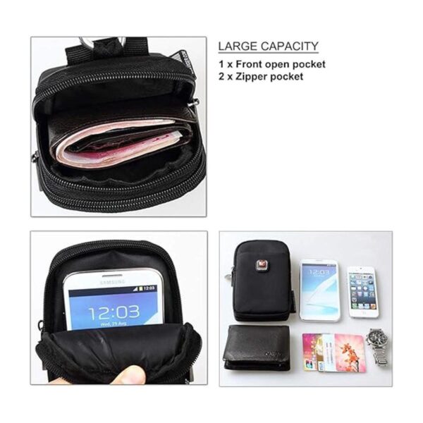 VIIGER Funda versátil de nailon doble para teléfono_5