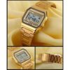 VIGOROSO Reloj casual digital de acero inoxidable con_4