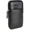 VIIGER Funda de cuero genuino para teléfono celular con_1