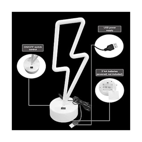 VIFULIN Letreros de neón con base para dormitorio