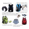 Mochila escolar deportiva para niños con bloqueo de color_3