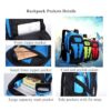 Mochila escolar deportiva para niños con bloqueo de color_5