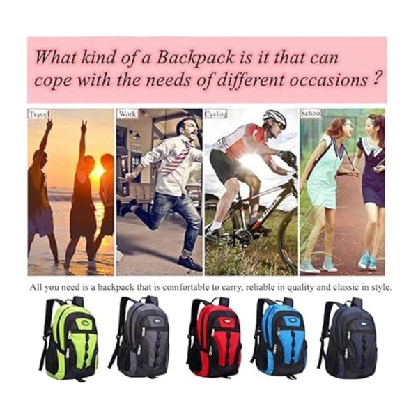 Mochila escolar deportiva para niños con bloqueo de color_6