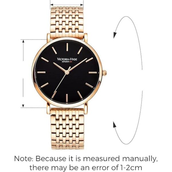VICTORIA HYDE Relojes de pareja para hombres y mujeres_2