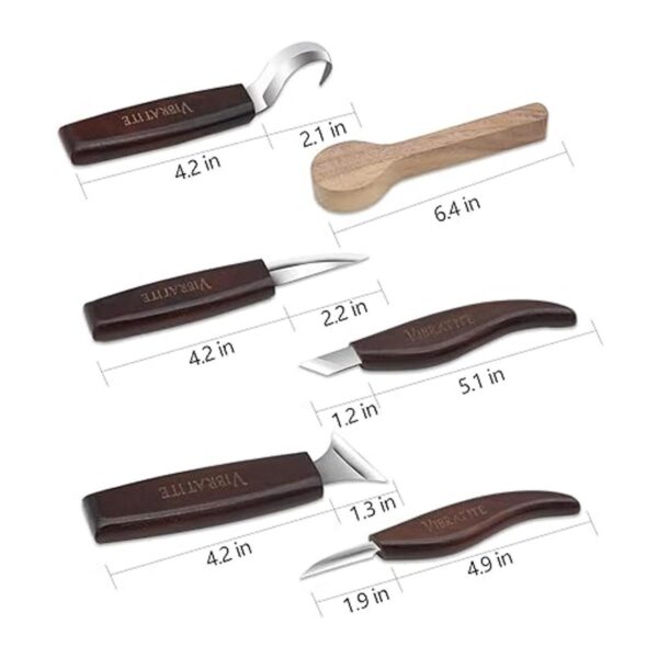 VIBRATITE Juego de herramientas de tallado de madera kit_3