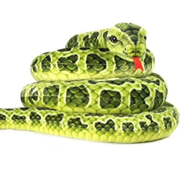 Gustavo The Green Anaconda Serpiente de peluche de 100_1