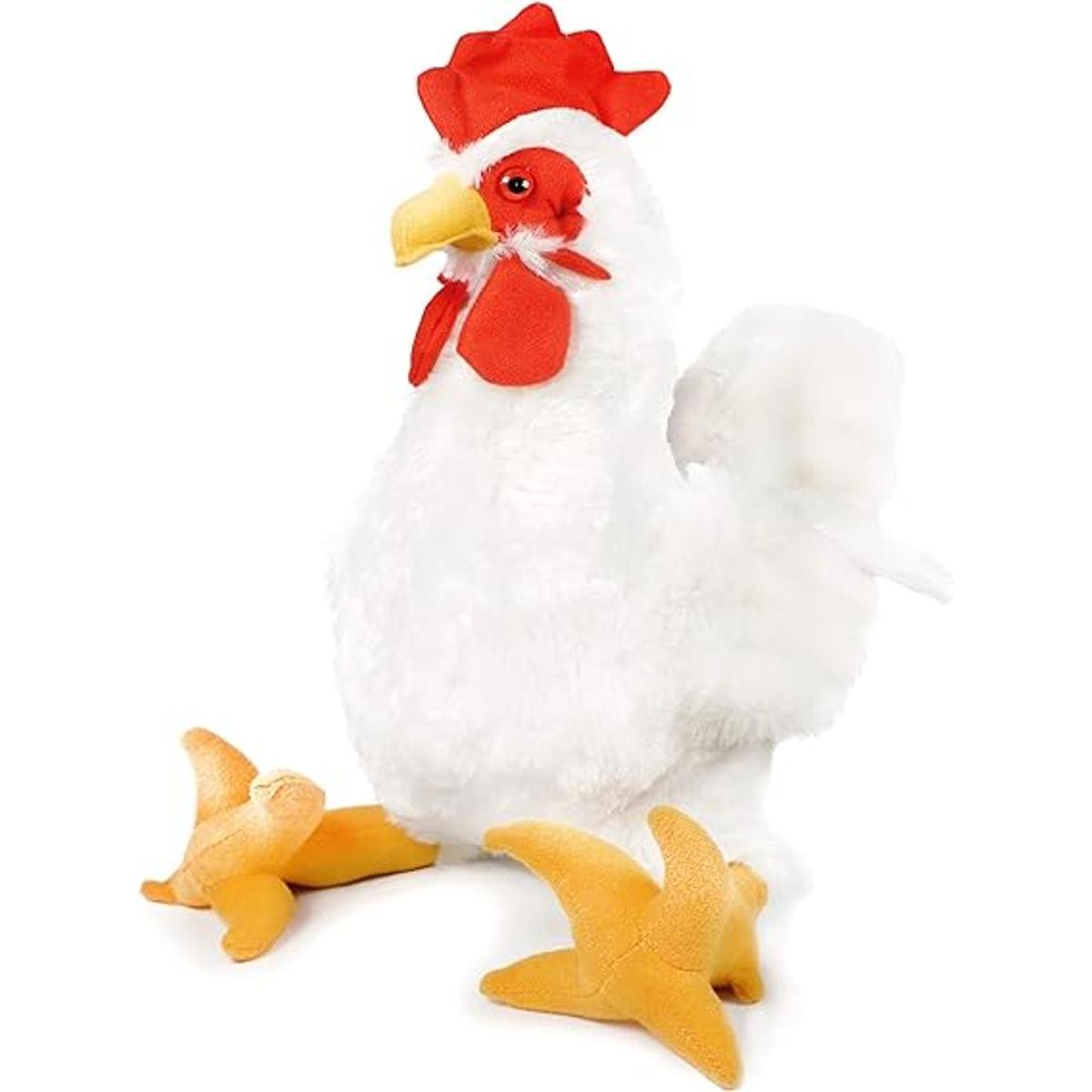 Heidi The Hen Gallo grande de peluche de pollo de 16.0