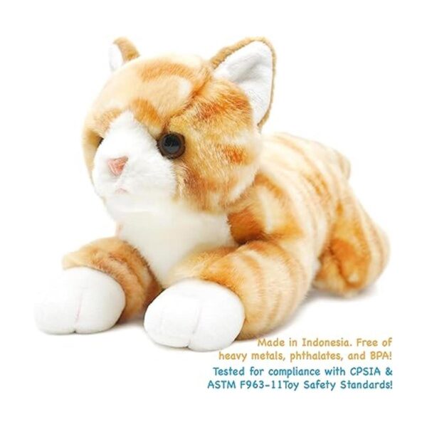 VIAHART Tamarr The Orange Tabby Cat Peluche de peluche_5