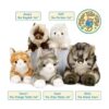 VIAHART Tamarr The Orange Tabby Cat Peluche de peluche_6