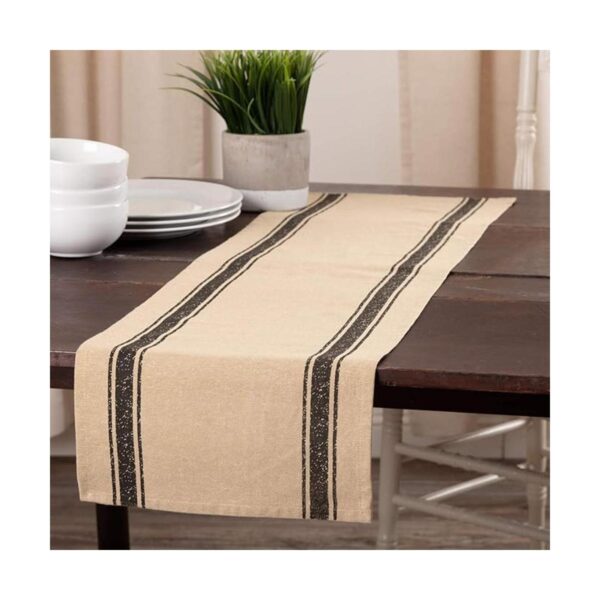 VHC Brands Valley Farms Chambray Stripe Runner 13x 48_2