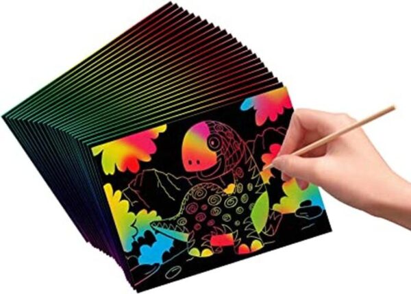 VHALE 30 hojas de papel artístico con 12 estilos de madera_1