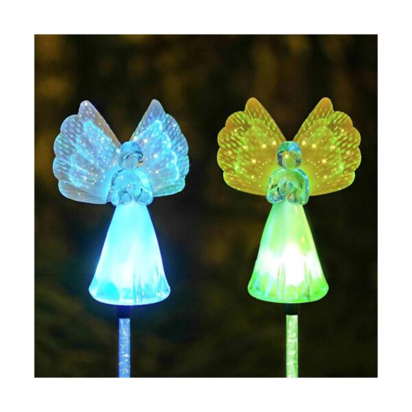 Outdoor Solar Garden Lights2 Pack Solar Angel Decorative_1