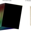 VHALE 30 hojas de papel artístico con 12 estilos de madera_5