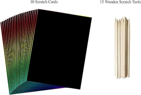 VHALE 30 hojas de papel artístico con 12 estilos de madera_5