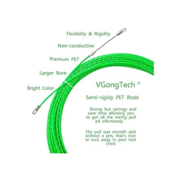 VGongTech Kit de extractor de cables de 65.6 ft 66 pies