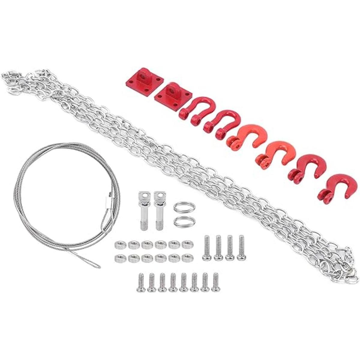 VGEBY Gancho de remolque de metal RC cadena universal