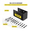 VEVOR Percha oculta 2 x 4 pulgadas reborde oculto