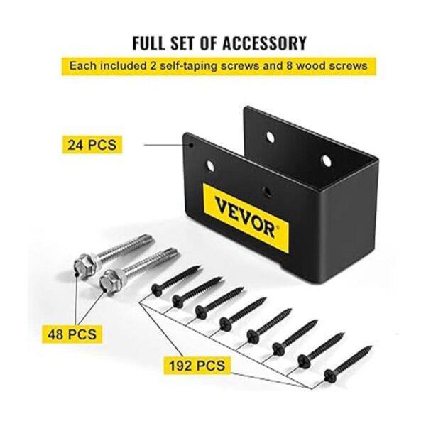 VEVOR Percha oculta 2 x 4 pulgadas reborde oculto