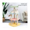 VETRESKA Cat Tree Cat Tower 37.7 for Indoor Cats with