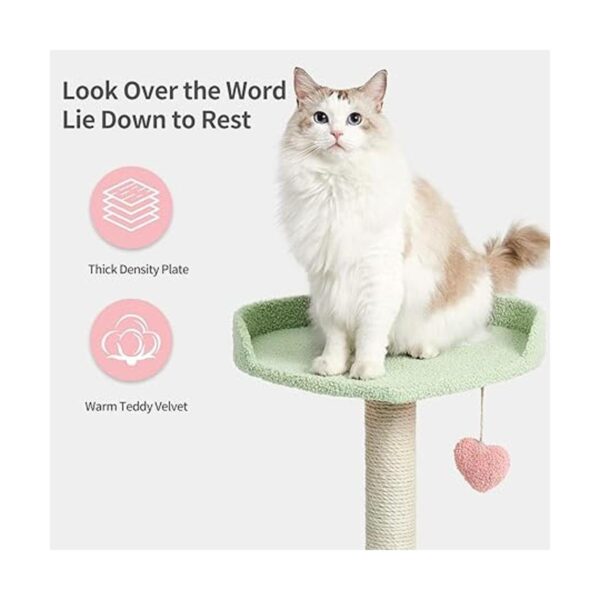 VETRESKA Cat Tree Cat Tower 37.7 for Indoor Cats with
