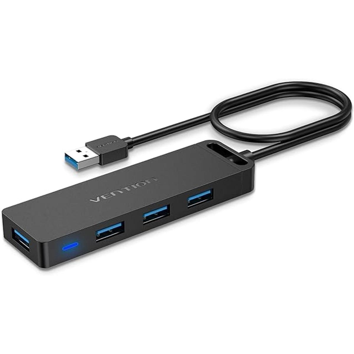 Hub USB VENTION 4 puertos USB 3.0 Hub de 1.5 pies ultra