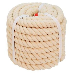 Cuerda de algodón trenzado 1 pulgada x 50 pies cuerda