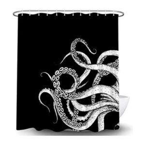 Juego de cortinas de ducha para baño con decoración de_1