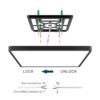 Lámpara de techo LED cuadrada de 12 pulgadas de 24 W luz_4