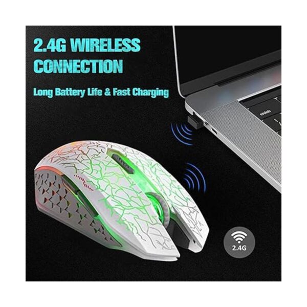 VEGCOO C10 Ratón inalámbrico para juegos mouse para_4