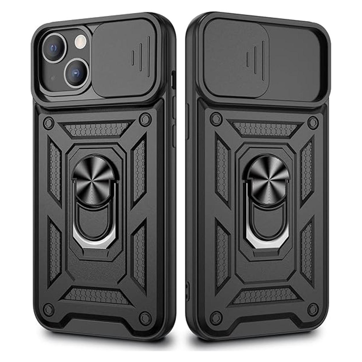 VEGO Funda compatible con iPhone 13 con funda de cámara
