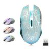 VEGCOO C10 Ratón inalámbrico para juegos mouse para_1