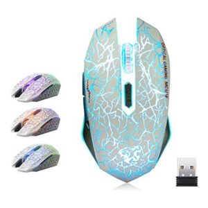 VEGCOO C10 Ratón inalámbrico para juegos mouse para_1