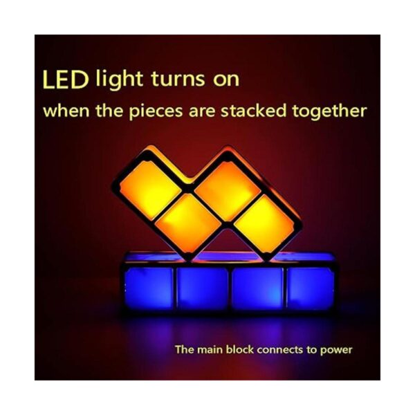 VEEKI Luz nocturna para niños apilable LED 7 colores_2