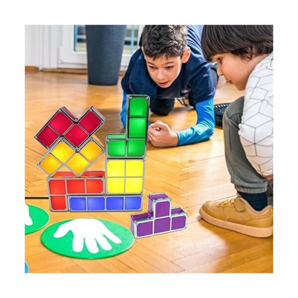VEEKI Luz nocturna para niños apilable LED 7 colores_5