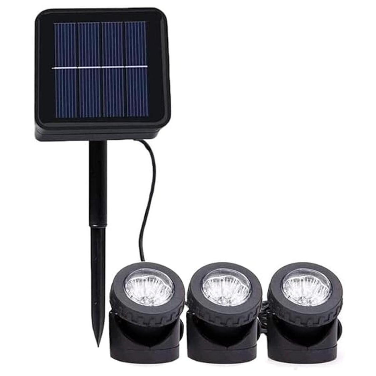 Focos solares para exteriores 18 luces LED impermeables