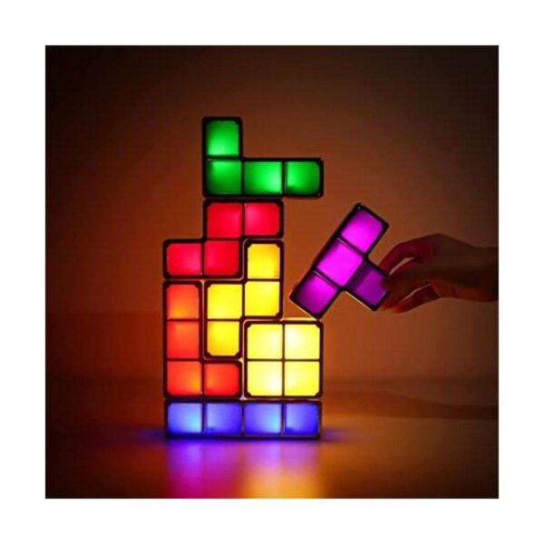 VEEKI Luz nocturna para niños apilable LED 7 colores_1