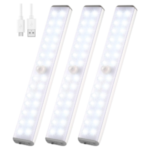Luz LED de armario activada por movimiento 28 luces LED_1