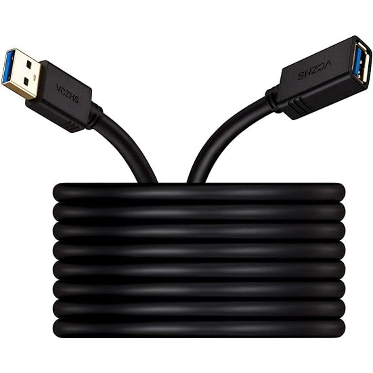 VCZHS Cable de extensión USB 3.0 de 20 pies Cable de