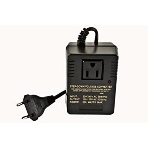 VCT VM 200 Deluxe Convertidor de voltaje para viajes a_1