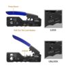 VCELINK Herramienta de crimpado Ethernet RJ45 para_3