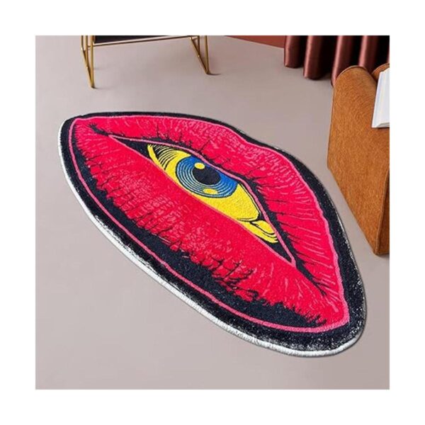 VBFGRT Interesantes alfombras de felpa con forma de ojo de_2