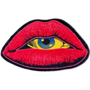VBFGRT Interesantes alfombras de felpa con forma de ojo de_1