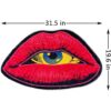 VBFGRT Interesantes alfombras de felpa con forma de ojo de_6