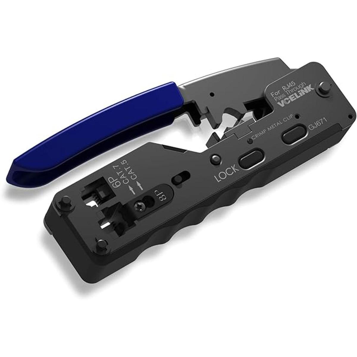 VCELINK Herramienta de crimpado Ethernet RJ45 para