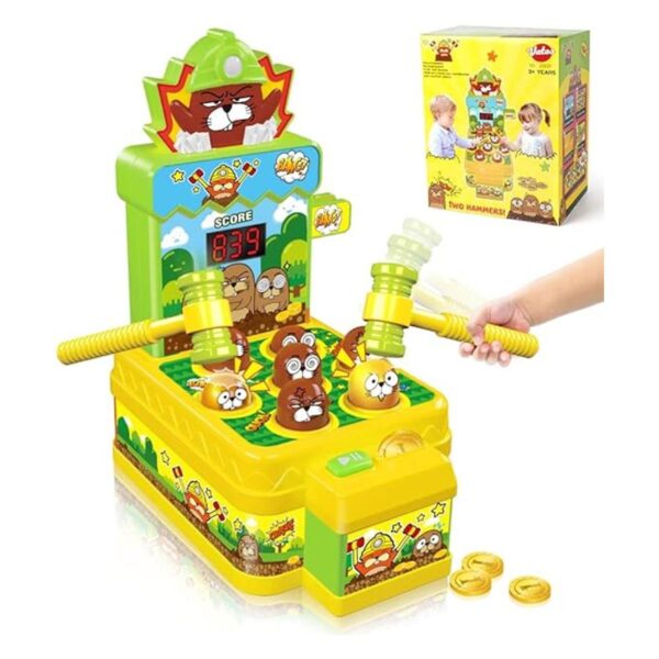 VATOS WhacAMole Mini juego de arcade electrónico con 2_1