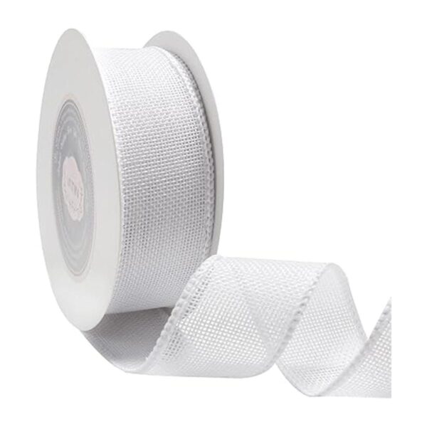 VATIN Cinta de arpillera blanca con alambre de 112
