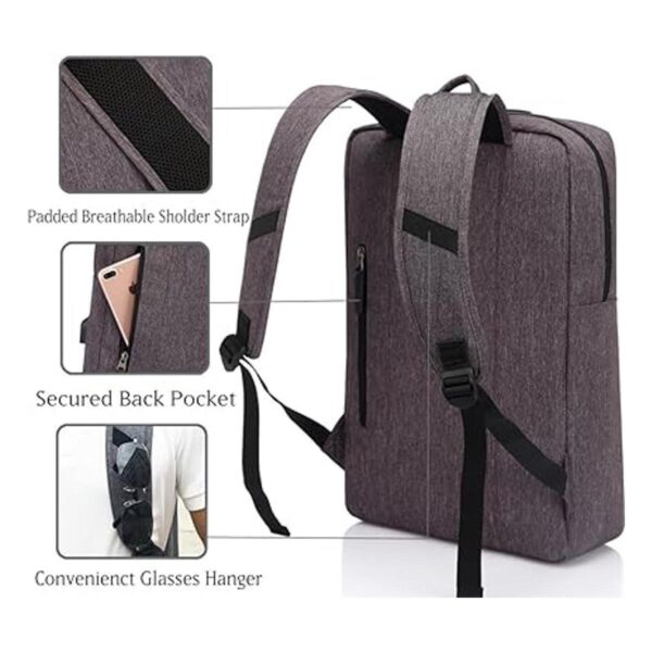 Mochila delgada para laptop de negocios para computadora